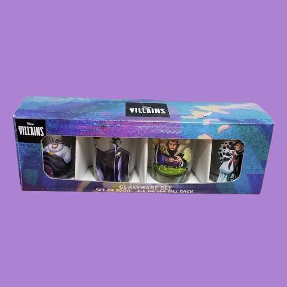 Disney Villains Queen Glassware Set 1 oz - Picture 3 of 13